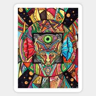 Psychedelic Wisdom Gnosis Sticker